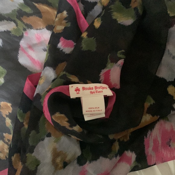 Brooks Brothers long silk scarf - Picture 2 of 2